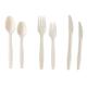 Biodegradable Spoon Knife And Fork Eco Friendly PLA Disposable Plastic Cutlery Set