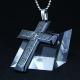 Fashion Top Trendy Stainless Steel Cross Necklace Pendant LPC255
