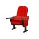 Confortable Red Color Padded Church Chairs Center To Center 580mm Size