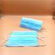 Adult Non Woven Disposable Mouth Mask  Office Hospital Blue Color Customized