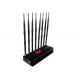 VHF UHF Mobile Phone Signal Jammer 8 Channels Omni Directional Antenna