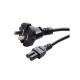 250 Volt China Power Cord Black Color , Ccc 2 Prong Power Extension Cord