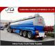 Crude Oil Tank Semi Trailer Fuel / petroleum 50000 liters Steel Petro Tanker Semi Trailer