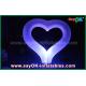 Event Giant Led Inflatable Lighting Decoration Heart with Coloful Lighting