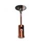 Glass Tube Flame Natural Gas Patio Heater With Powder Coated Grid, Housing And Door