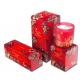 wedding favor red candle box  Valentine's Day candle packaging paper box