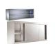 Open Door Stainless Steel Kitchen Equipment , Floor Standing And Wall Mounted Cupboard