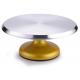 High Quality Rotating Cake Decorating Turntable, Stainless Steel Revolving Cake Stand Decorating Turntable