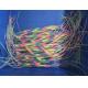 Rainbow color slim durable plastic spring string coil cords without end just