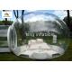 4.5m Transparent Inflatable Bubble Tent With Tunnel For Outdoor Camping Rent