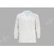 White Food Shirt Long Sleeve Protective Work Clothing Highly Comfortable