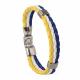 Newest selling good quality braided female pu bracelet wholesale