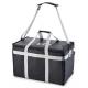 Lunch Foldable Insulated Cooler Bag , Heated Food Delivery Bag Thermal Aluminum Lining