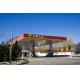 S235JR Gas Station Canopy Structure 50mm-150mm Roof Single Slope