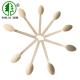 Polished Surface Disposable Compostable Bamboo Cutlery Non Stick Salad Serving Spoons