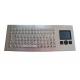 IP68 Vandal Proof Stainless Steel Keyboard 83 Keys For Mining Industry