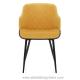 Wood Painted	83cm 50cm Metal Upholstered Dining Chair For Hotel Kitchen