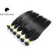 Natural Virgin Brazilian Hair Extensions 1 B Color unprocessed human hair bundles