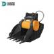 Excavator Attachment Heavy Duty Crusher Buckets for Customized Width and Construction