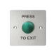 Strong 304 Stainless Steel Push To Exit Button Green / Red 2 Colors Options