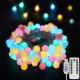LED String Lights 16 Color Changing Globe Balls Indoor String Light with Remote Multicolor Fairy Lights Strings