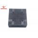 100 ×100mm Nylon Black Bristle Block 70144014 / 060548 Spare Parts For Bullmer