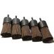 25mm Solid Shank Brass Coated Steel Wire End Brush for Cleaning and Polishing