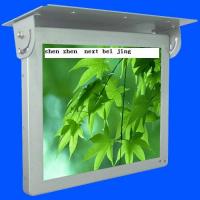 19inch HD WIFI / 3G Bus Digital Signage , Antivibration Design Bus LCD Advertising Player
