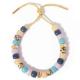 Handcraft Forte Beads Bracelet , OEM ODM Natural Stone Beaded Bracelets For Women