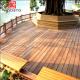 New material wood concrete flooring for outdoor usage
