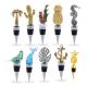 Custom Wine Bottle Stopper Metal Silicone Bottle Stoppers Die Casting