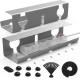 Under Desk Cable Management Tray Wall and Ceiling Mounting for Easy Cable Organization