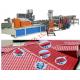 PVC Corrugated Roofing Sheet Extrusion Machine , Plastic Plate Extrusion Line