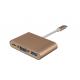 high quality silver/golden/grey  DFP/DRP/UFP multifunction solutions usb-c to hdmi for Lenovo