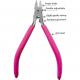 5" Plastic Cutting Pliers Nippers Single Cutting Edge Arts Crafts Industrial