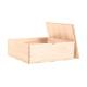 Storage Wooden Crate Gift Box , Slide Top Wooden Box 27cm X 17cm X 10cm