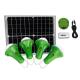 4*50PCS LED 5200mah Li Battery Solar Garden Light With Phone Charger