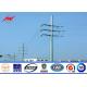 30m Gr65 Material Steel Transmission Poles Lattice Welded Steel Power Pole