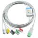 Kontron Arrow Compatible Direct-Connect ECG Cable and leadwires  for 5Lead IEC Grabber