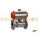 1'' Stainless Steel 304 Flanged Ball Valve With Pneumatic Actuator