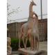 sunset marble giraffe statue