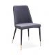 Leather Cafe Restaurant Hotel Dining Chair Scratch Resistant