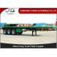 Tri-Axles 40 Feet  Flatbed Container Semi Trailer With 12Units Twist Locks