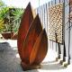 Modern Corten Steel Sculpture Welded Statue Customized Size