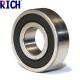 Auto Carbon Steel Ball Bearing 6203 ZZ / 2RS Seal P0 Precision Rating ODM Service