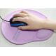 Custom high-end office gifts solid color wrist mouse pad