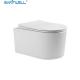 Sanitwell SWJ0425 Bathroom wc white toilet bowl rimless flush