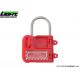 No. S430 Safety Steel Hasp Lockout with Red Plastic Handle, 1in (25mm) Jaw Clearance