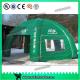 Outdoor PVC Coated Giant Cube Inflatable spider Tent With Color Change Light / Air Blower