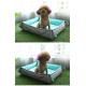 Cotton / Polyester Memory Foam Sofa Dog Bed , Mechanical Wash Foam Mattress Dog Bed 